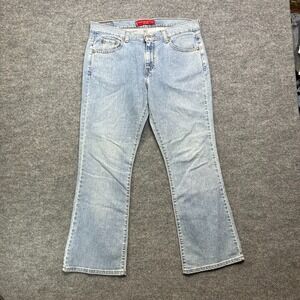 Levi's 515 Nouveau Bootcut Jeans Women's 12S Blue Strectch Denim Classic - 36X29